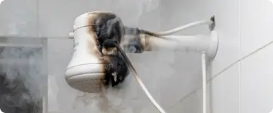 Seu chuveiro queimou?