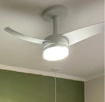 Instalação de ventilador de teto realizada pela LUMEON em Bauru
