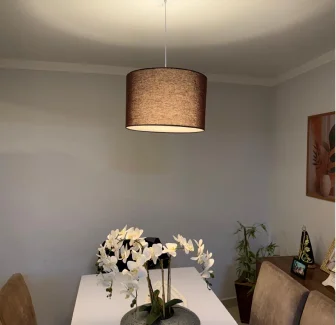 Instalação de lustre com cúpula realizada pela LUMEON em Bauru